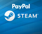 PayPal- och Steam-logotyper visas (Bildkälla: PayPal, Steam med redigeringar)