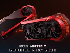 Bild som visar ROG Matrix RTX 5090. (Bildkälla: ASUS)