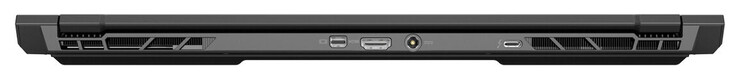 Tillbaka: Mini DisplayPort 1.4 (G-Sync), HDMI 2.1 (G-Sync), AC-adapter, Thunderbolt 4 (DisplayPort, G-Sync-kompatibel)