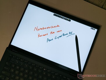 Asus ExpertBook B5 penninmatning