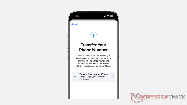 Konvertera ditt fysiska SIM-kort till eSIM på Apple (Bildkälla: Apple)