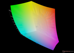 jämfört med Adobe RGB: 94,8 % täckning