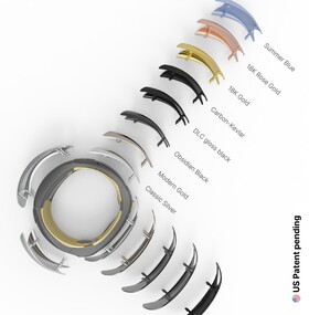 Och en annan ny funktion: Ringens design kan anpassas med hjälp av utbytbara paneler. (Bildkälla: Bond Ring)