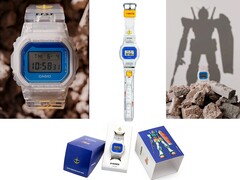 Casios DW-5600 med Gundam-tema kombinerar en transparent design med RX-78-2-inspirerade färger och en specialförpackning.