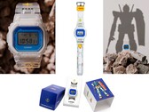 Casios DW-5600 med Gundam-tema kombinerar en transparent design med RX-78-2-inspirerade färger och en specialförpackning.