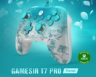 GameSir T7 Pro har ett blommönstrat matt skal och en halvgenomskinlig design (Bildkälla: GameSir)