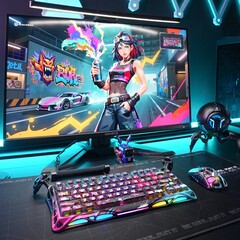 Gravastar Mercury V75 Pro Neon Graffiti Edition har en skelettram i aluminiumlegering (Bildkälla: Gravastar)