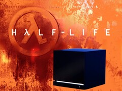 Half-Life-bakgrund med Valve Steam Machine (Bildkälla: Valve med ändringar)