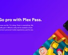 Reklambilder som används för att marknadsföra Plex Pass på plats