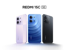 Redmi 15C 5G finns i midnattsblå, skymningslila och midnattssvarta färgställningar (Bildkälla: Redmi)
