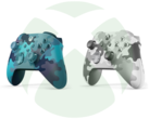 Två av de kommande tre specialutgåvorna av kontroller kommer enligt uppgift att likna Mineral och Arctic camo specialutgåvorna (bilden) som släpptes tidigare. (Bildkälla: Microsoft - Redigerad)