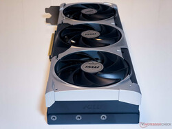 RTX 5070 Ti Ventus 3X OC:s tredubbla Torx 5.0-fläktar kan bli ganska högljudda under belastning