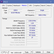 CPU-Z Minne