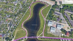 GNSS-testresa: rutt runt en sjö
