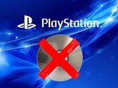 PlayStation-logotypen syns ovanför PS5-skivan