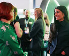 En bild på Xbox-vd:n Asha Sharma som talar med BBC