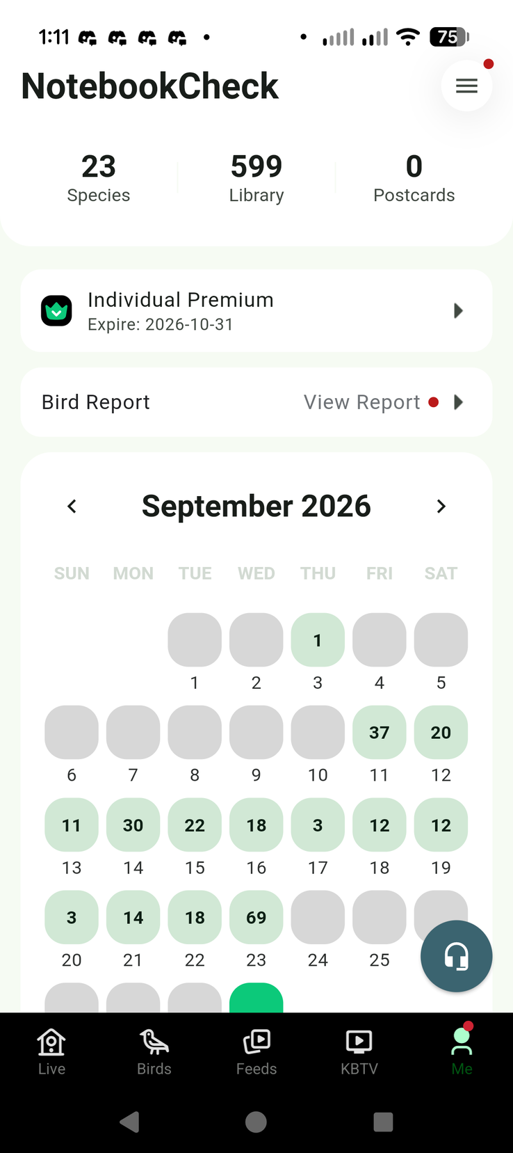 Aktivitetskalender