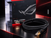 Ethernet-kabeln Asus ROG Zoom Cat. 8 erbjuder en bandbredd på 40 Gbps.
