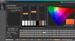 ColorChecker före före kalibrering