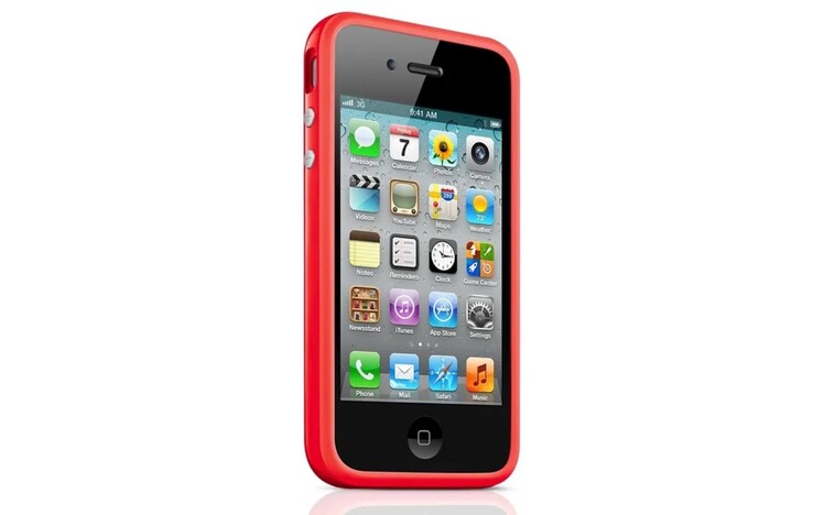 Apple hade ett stötfångarfodral för iPhone 4. (Bildkälla: Apple)