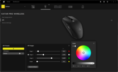 Katar Pro Wireless - DPI-förinställningar