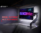 Asus visade upp XG248QSG på Computex 2025. På bilden: reklambild av gamingmonitorn. (Bildkälla: Asus - redigerad)