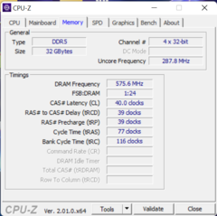 CPU-Z-minne