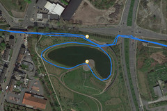 GPS-test: Apple iPhone XS – Runt en sjö