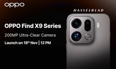 OPPO Find X9 Pro kommer att ha en 200 MP Hasselblad-kamera (Bildkälla: Oppo)