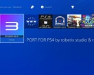 En skärmbild av RPCS3 installerat på en jailbreakad PS4