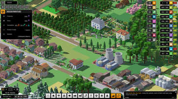 Bild: En skärmdump från spelet Urbek City Builder.