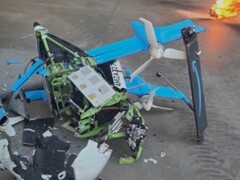 Kraschad Amazon MK30 leveransdrönare. (Bildkälla: ABC15 Arizona på YouTube)