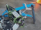 Kraschad Amazon MK30 leveransdrönare. (Bildkälla: ABC15 Arizona på YouTube)