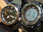 Casio Pro Trek PRW-61ANS-3 (till vänster) och PRG-340ANS-3 (till höger), på bilden. (Bildkälla: @geesgshock på Instagram)