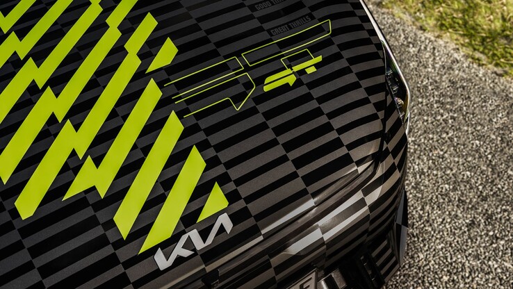 Kia EV4 GT med den nya GT Wrap. (Bildkälla: Kia)