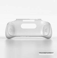 Retroid Pocket 5 officiellt greppfodral i vitt/transparent. (Bildkälla: Retroid)