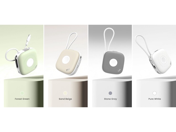 Den finns i fyra färgställningar. (Bildkälla: Silicon Power)