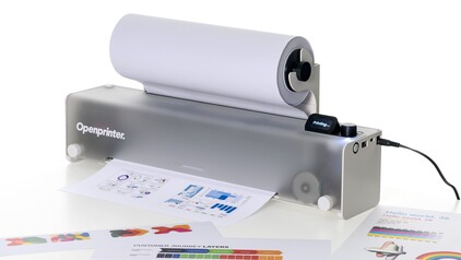 Open Printer skriver ut i färg och kan skära upp din pappersrulle till A4-ark (Bildkälla: Open Tools)
