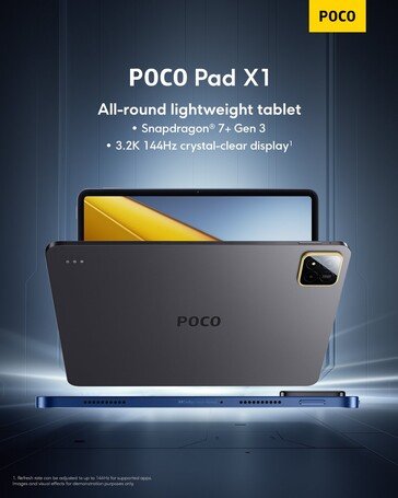 POCO Pad X1 lanseringsdatum (Bildkälla: POCO)