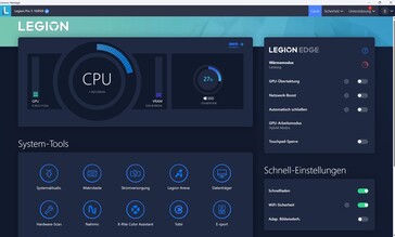Lenovo Vantage startskärm