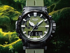 Klockorna Casio Pro Trek PRW-61ANS-3 och PRG-340ANS-3 är khakifärgade, precis som den äldre PRW-61Y-3 (bilden). (Bildkälla: Casio)