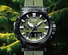 Klockorna Casio Pro Trek PRW-61ANS-3 och PRG-340ANS-3 är khakifärgade, precis som den äldre PRW-61Y-3 (bilden). (Bildkälla: Casio)