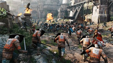 Bild från spelet For Honor som visar en strid. (Bildkälla: Steam)