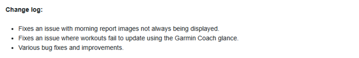 Release Notes för betaversion 14.05 för smartklockorna Garmin Venu 3 och vivoactive 5. (Bildkälla: Garmin)