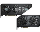 Gigabyte RTX 5060 Ti (vänster) och RTX 5060 (höger).