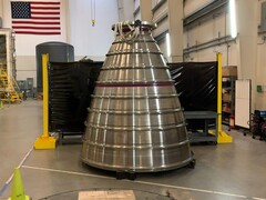 En bild av en RS-25-raketmotor (Bildkälla: Aerojet Rocketdyne; beskuren)