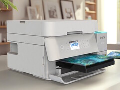 Epson EcoTank ET-3950 allt-i-ett-bläckstråleskrivare är en av två nya modeller med stora bläckbehållare och höga arbetscykler för utskrifter av stora volymer hemma eller på jobbet. (Bildkälla: Epson)