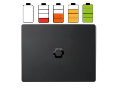 Framework Laptop 13 Pro har ett batteri på 74,45 Wh.