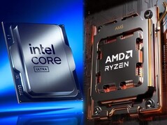 Intel och AMD har nya CPU-versioner för både 2024 och 2025. (Bildkälla: Intel/AMD - redigerad)