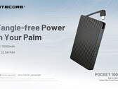 Nitecores nya powerbank Pocket 1000 har en integrerad USB-C-kabel (Bildkälla: Nitecore)